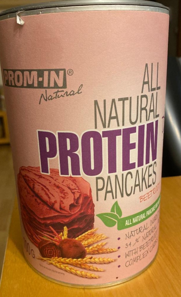 Fotografie - protein pancakes beetroot Prom-in