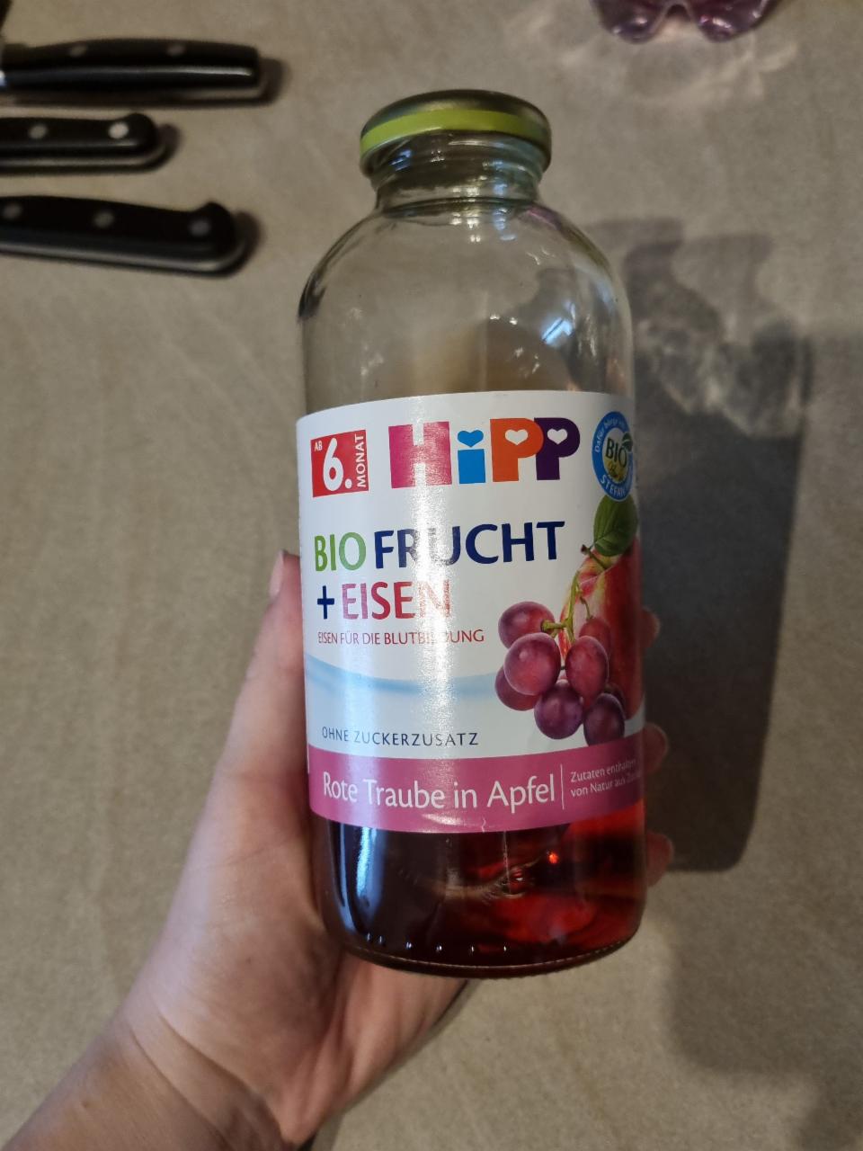 Fotografie - Hipp Bio Frucht Eisen