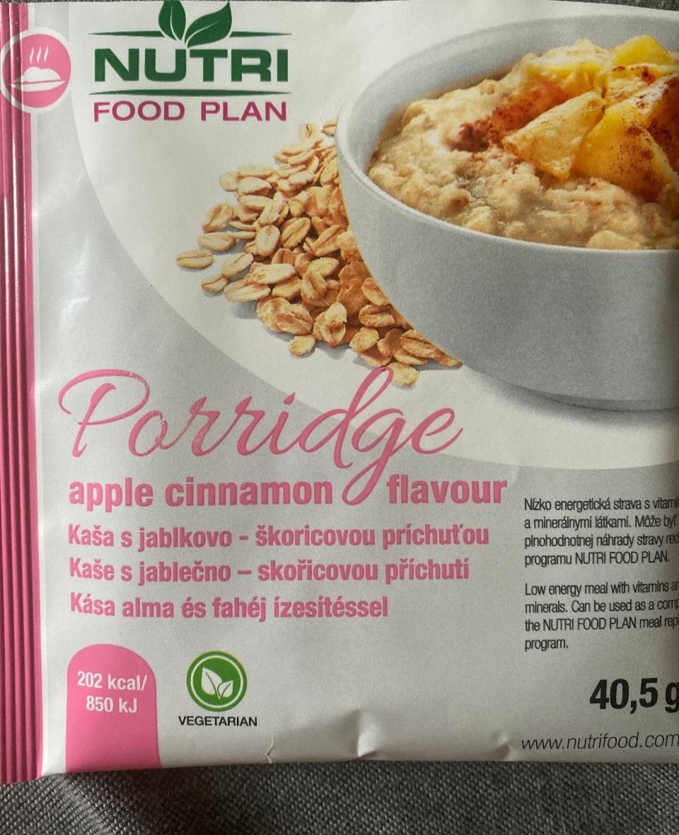 Fotografie - Porridge Apple Cinnamon NutriFood