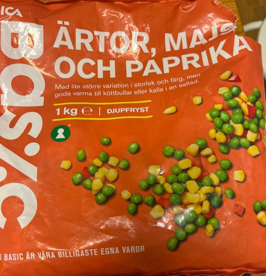 Fotografie - Ärtor, Mjas, Och paprika ICA