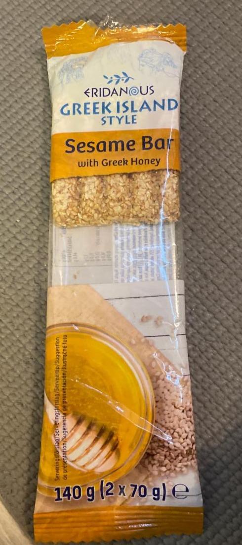 Fotografie - Sesame Bar with Greek Honey Eridanous