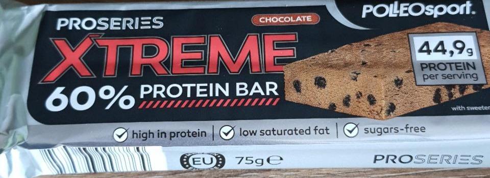 Fotografie - proseries xtreme 60% protein bar chocolate