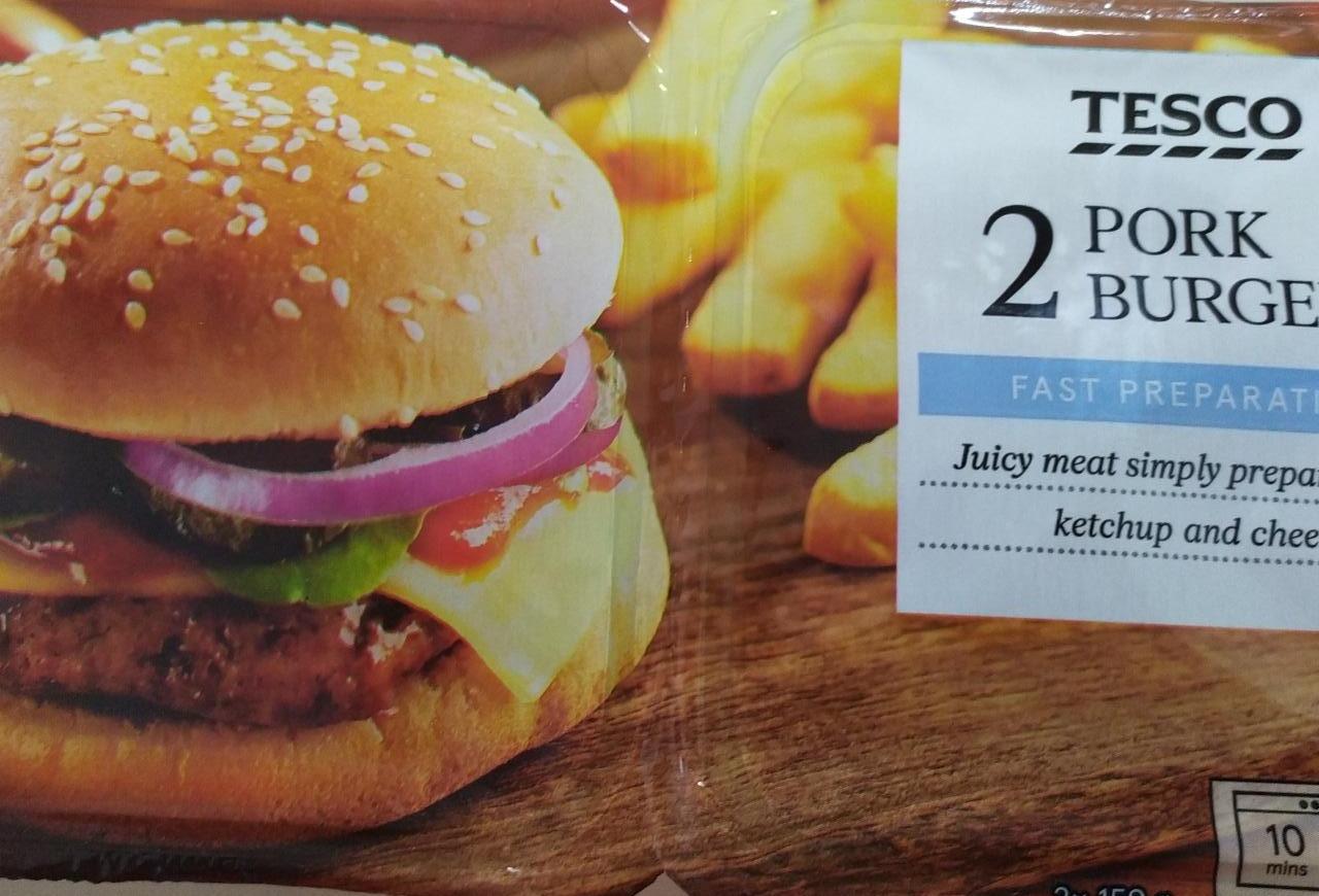 Fotografie - tesco pork burger