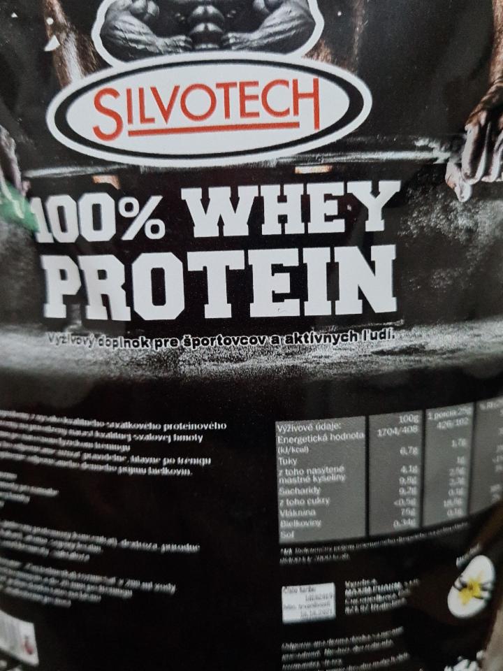 Fotografie - Silvotech 100% whey protein vanilla