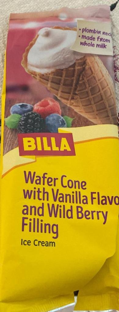 Fotografie - billa wafer cone vanilla flavor