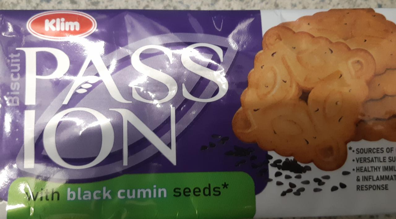 Fotografie - Biscuit Passion with black cumin seeds Klim