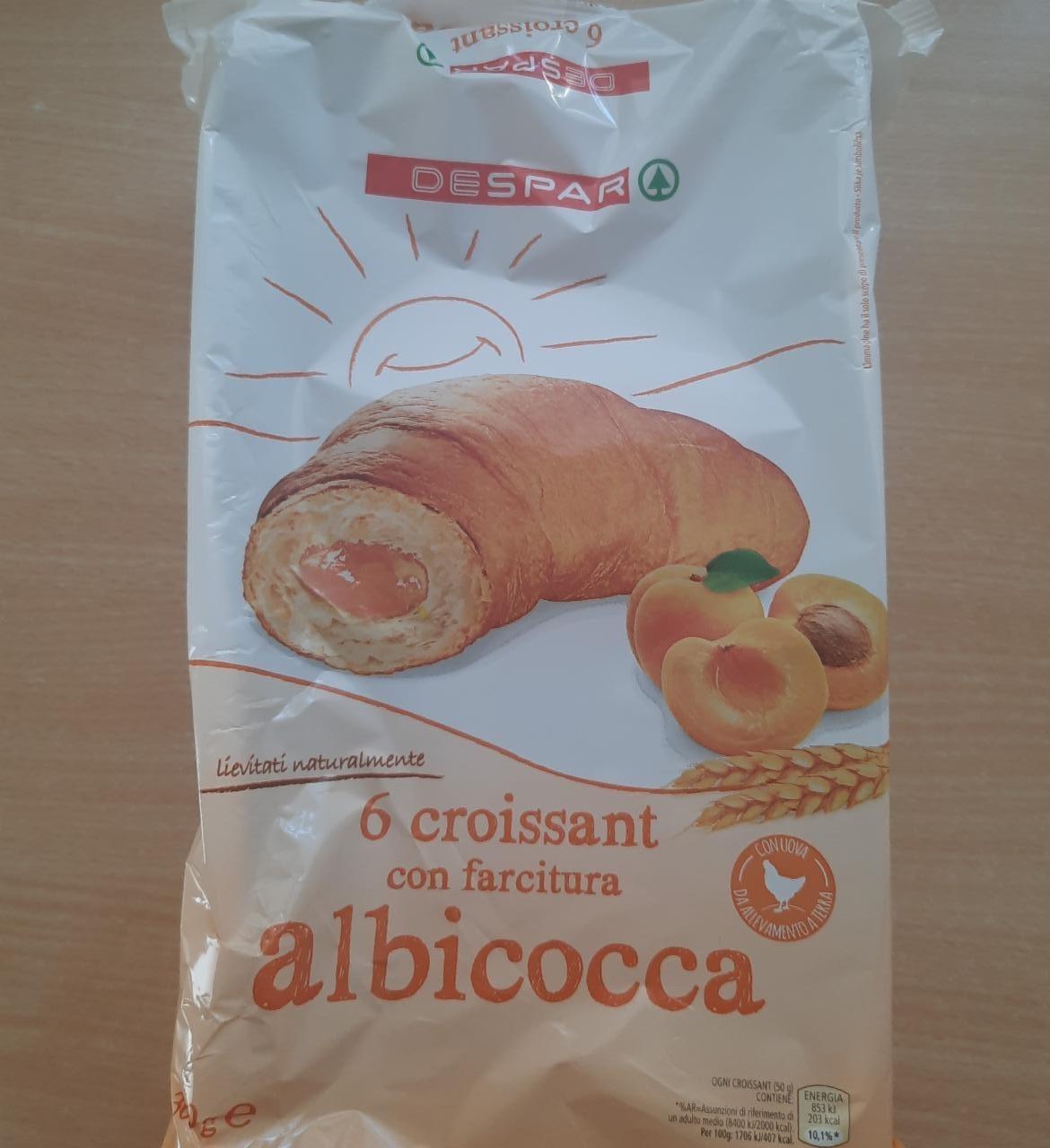 Fotografie - 6 croissant con farcitura albicocca DeSpar