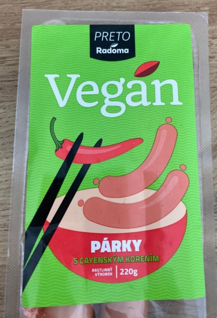 Fotografie - Vegan párky s cayenským korením Preto