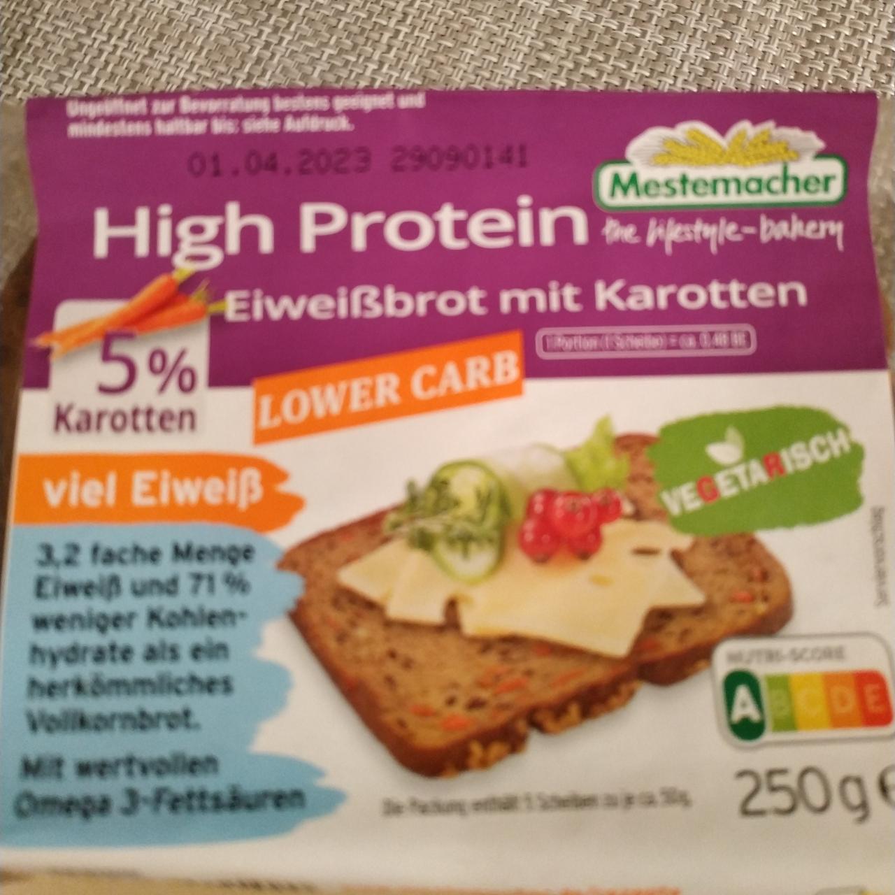 Fotografie - Eiweissbrot mit 5% Karotten Mestemacher