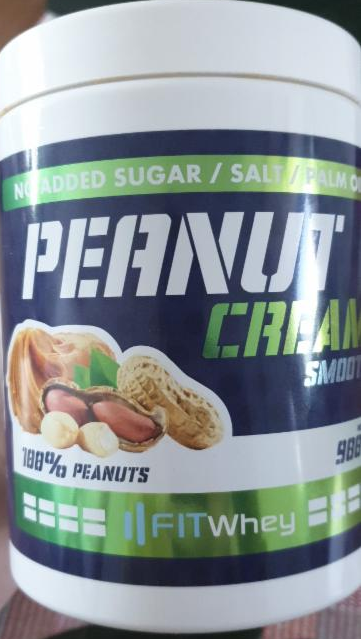 Fotografie - Fit whey Peanut cream smooth