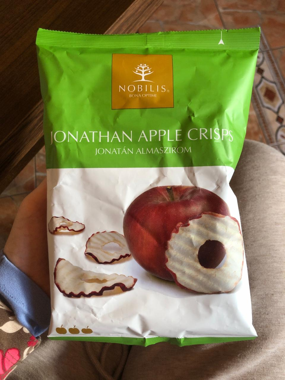 Fotografie - Jonathan Apple Crisps Nobilis Sušené jablkové chipsy