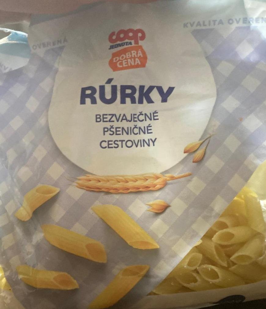 Fotografie - Rúrky bezvaječné pšeničné cestoviny Coop Dobrá cena