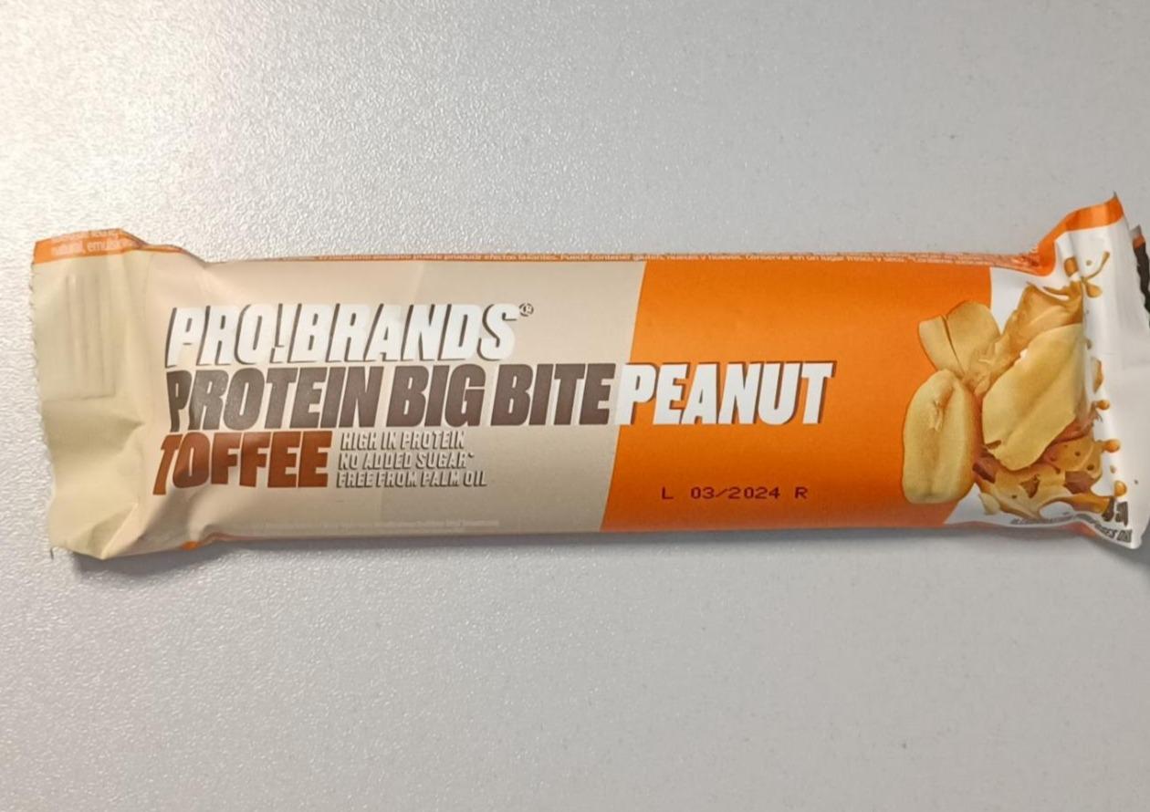 Fotografie - Protein Big Bite Peanut & Toffee Pro!Brands