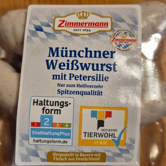 Fotografie - Münchner Weisswurst mit Petersilie Zimmermann