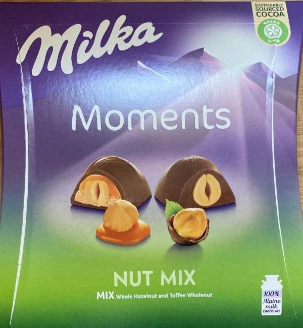 Fotografie - Moments nut mix Milka