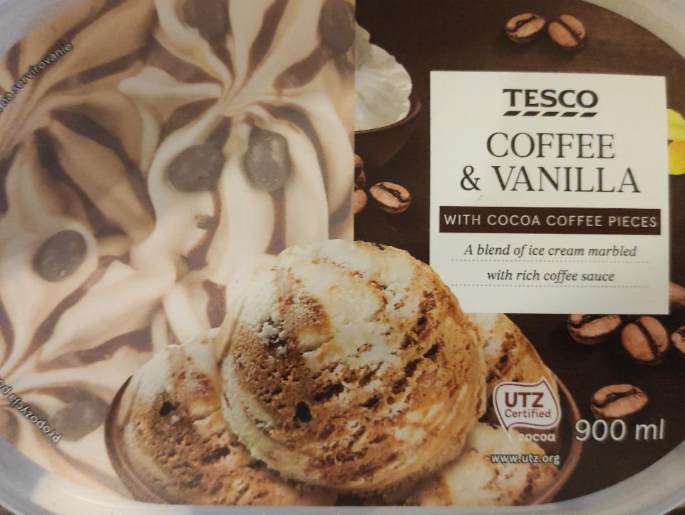 Fotografie - Coffee & Vanilla with cocoa coffee pieces Tesco