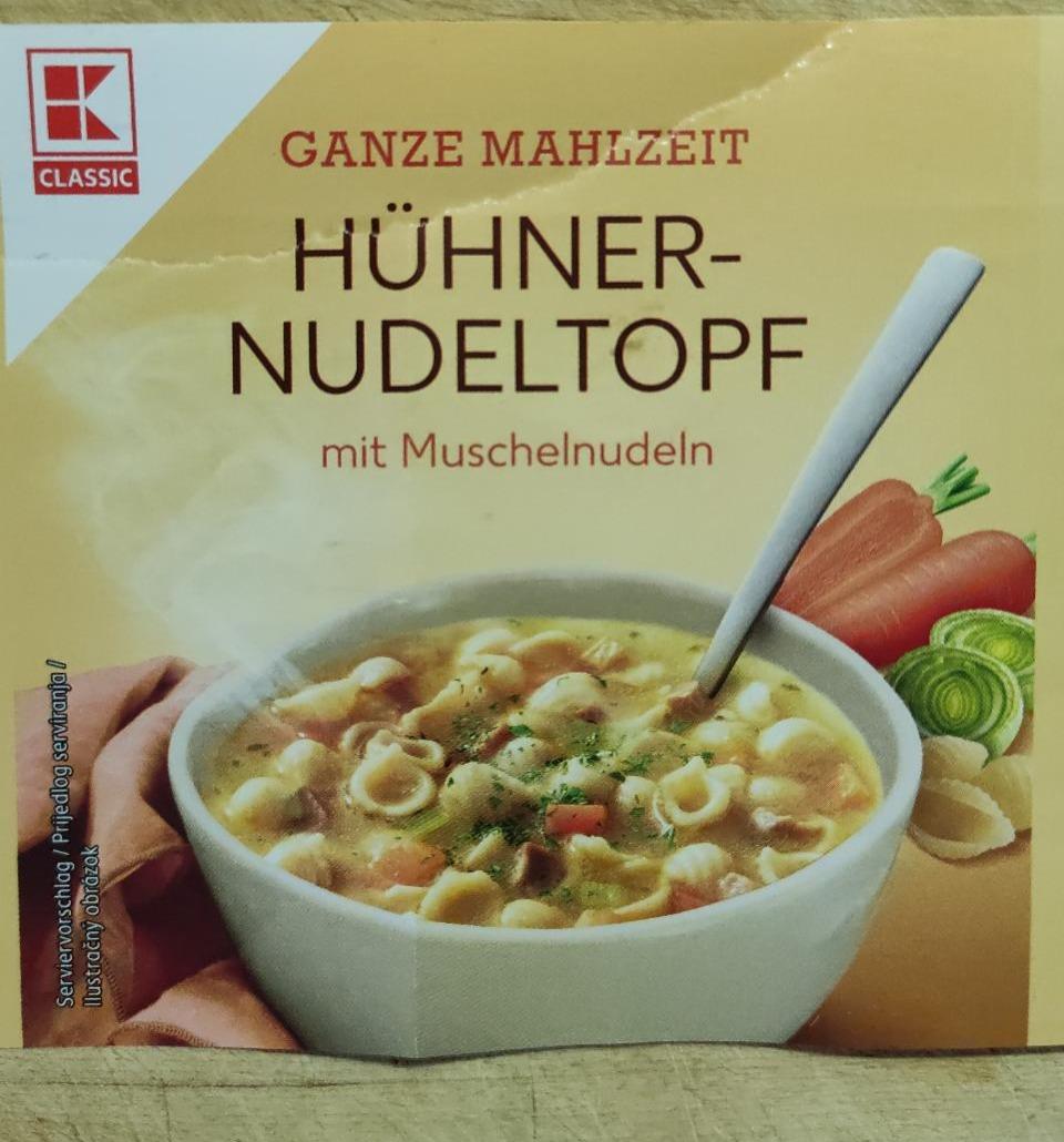 Fotografie - Hühner Nudeltopf mit Muschelnudeln