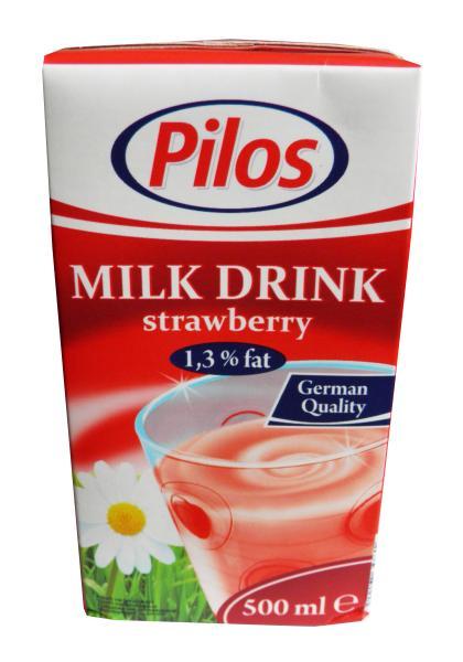 Fotografie - Pilos milk drink strawberry