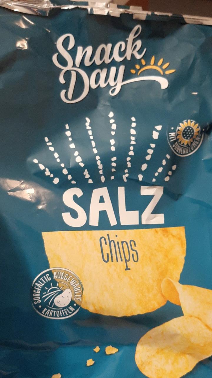 Fotografie - Snack day Salz Chips 