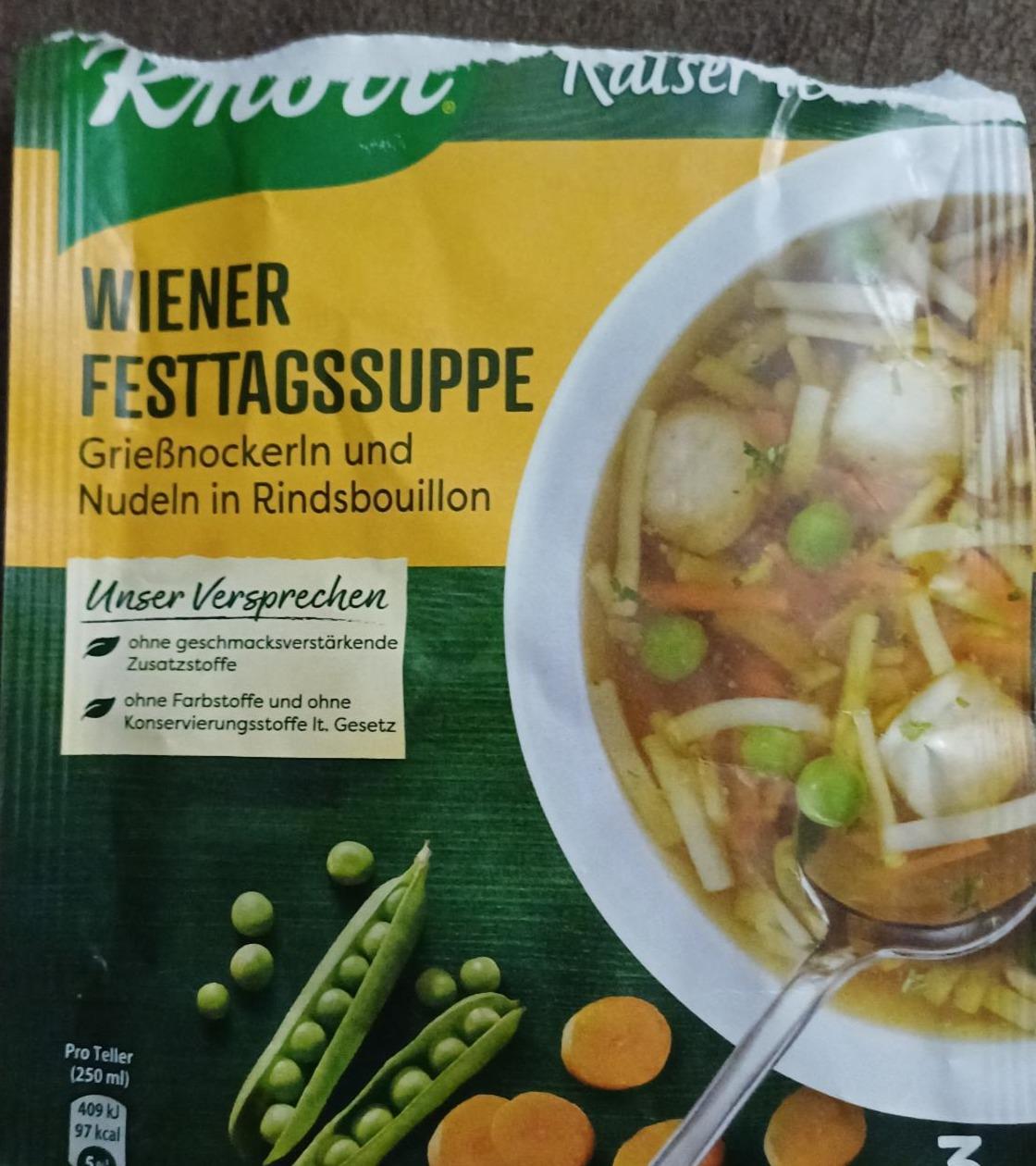 Fotografie - Wiener Festtagssuppe Knorr