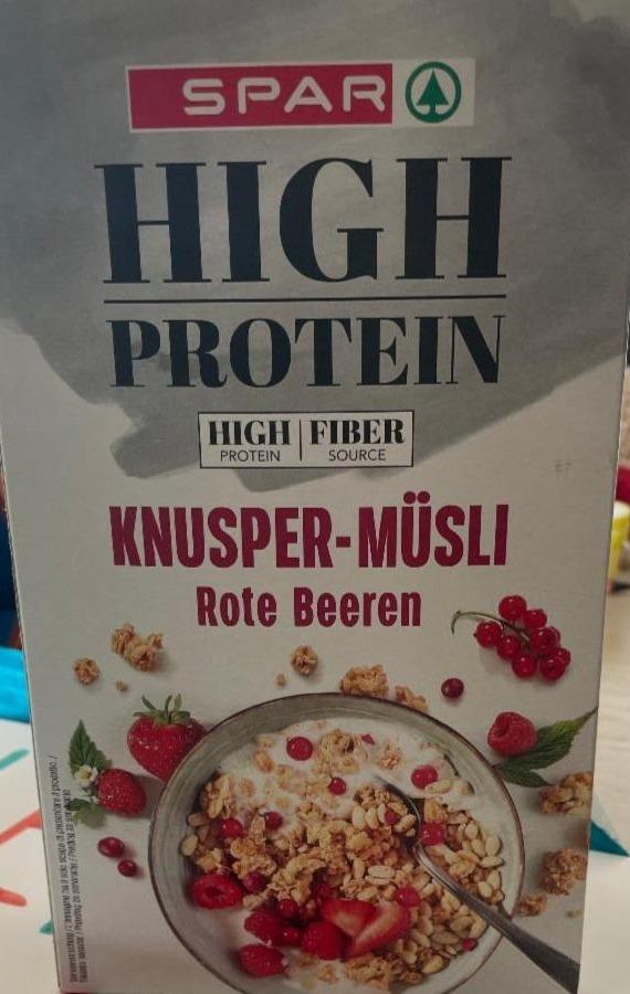 Fotografie - High Protein Knuspermüsli Rote Beeren Spar