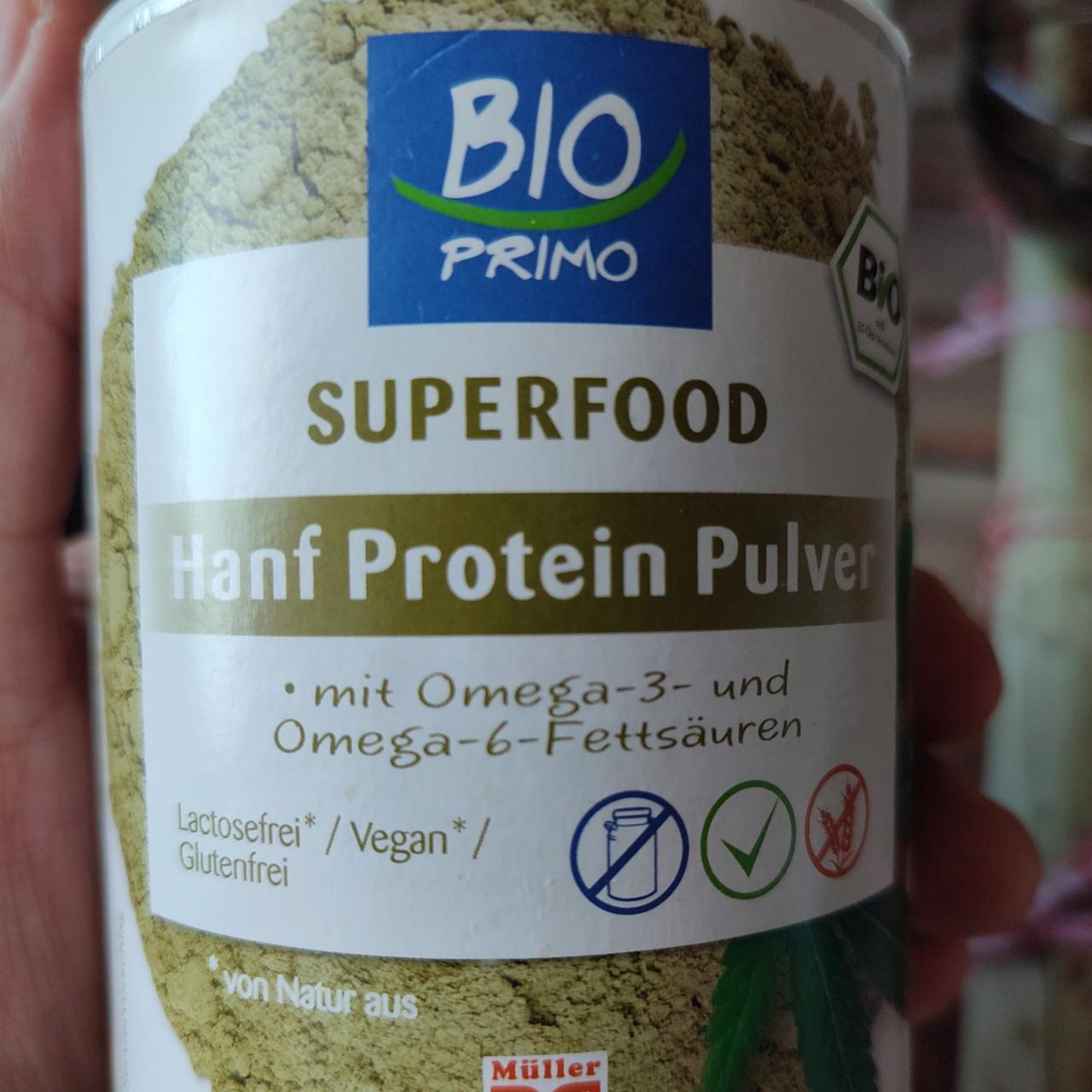 Fotografie - Hanf Protein Pulver Superfood Bio Primo