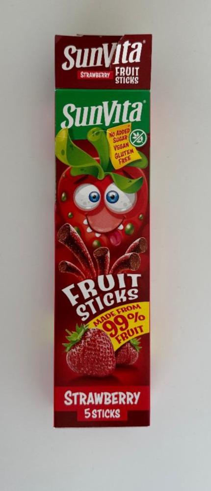 Fotografie - Fruit Sticks Strawberry SunVita