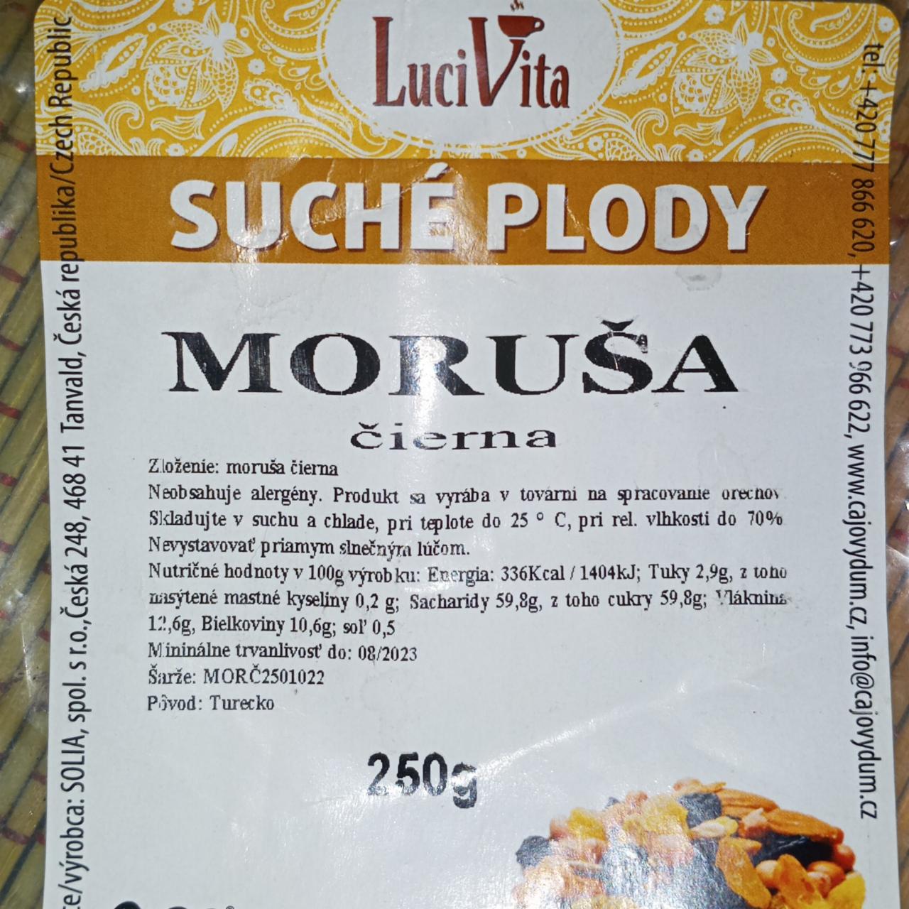 Fotografie - Moruša čierna suché plody LuciVita