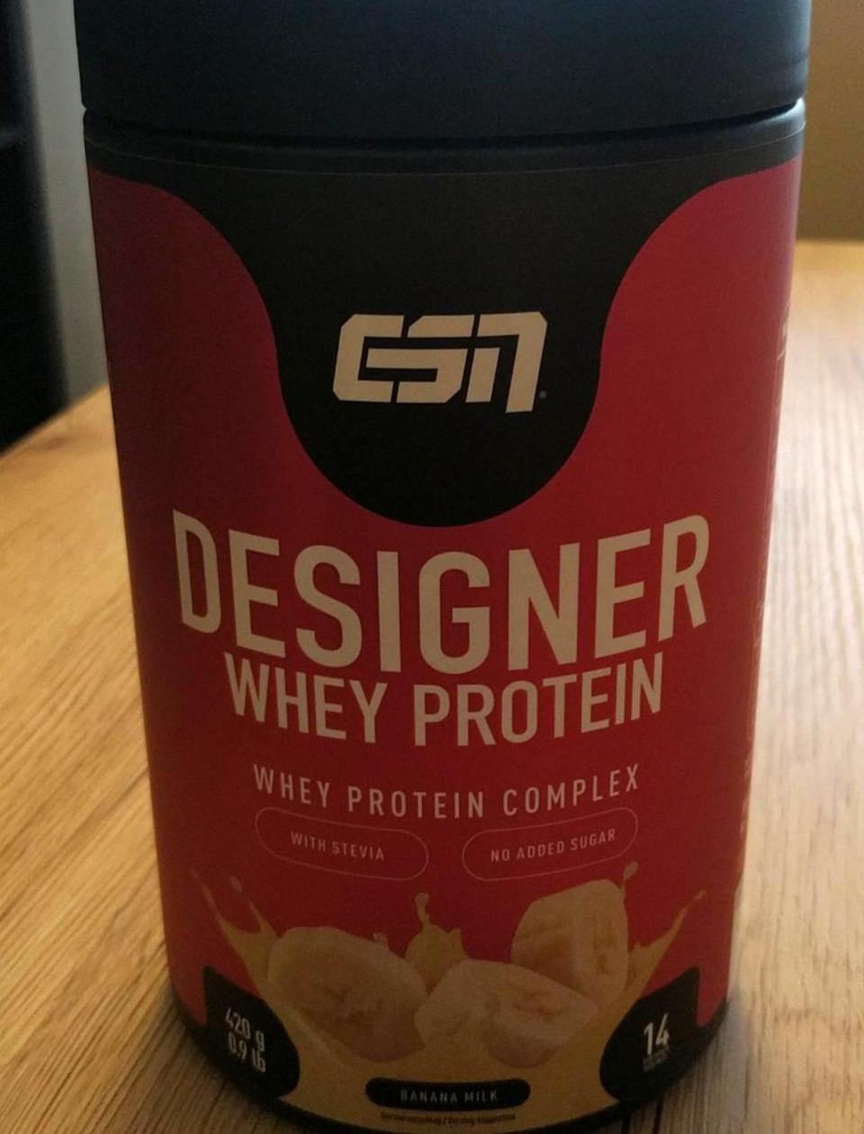 Fotografie - Designer Whey protein Banana milk ESN