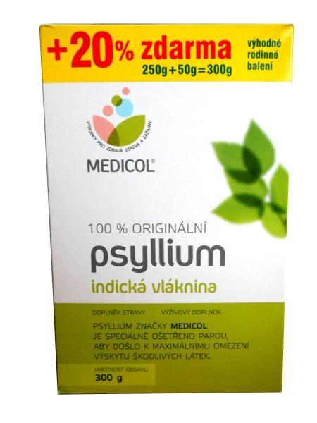 Fotografie - Vláknina Psyllium 100% originální indická Medicol