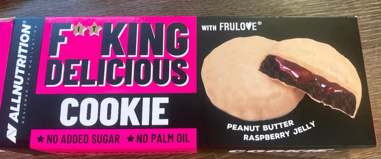 Fotografie - Fitking delicious cookie Peanut Butter Raspberry Jelly Allnutrition