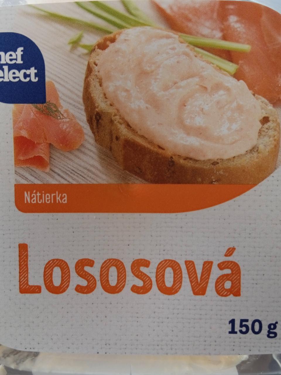 Fotografie - Lososová nátierka Chef select (Lidl)