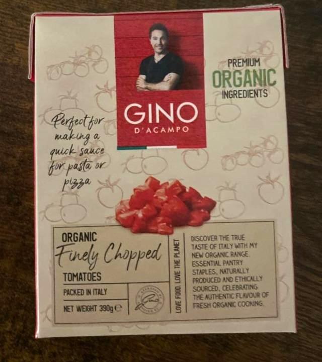 Fotografie - Organic Finely Chopped Tomatoes Gino