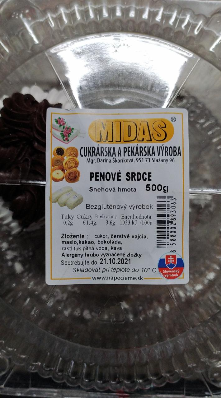 Fotografie - Penové srdce Midas