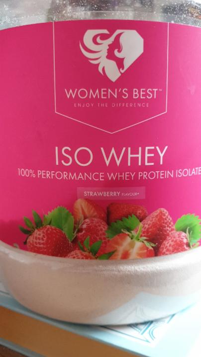 Fotografie - Iso whey protein jahodovy