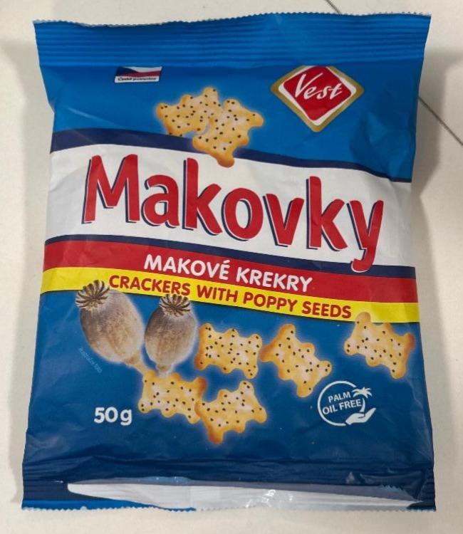 Fotografie - Makovky makové krekry Vest