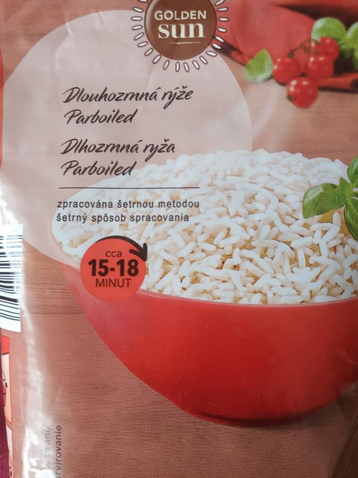 Fotografie - Golden Sun Rýže dlouhozrnná Parboiled