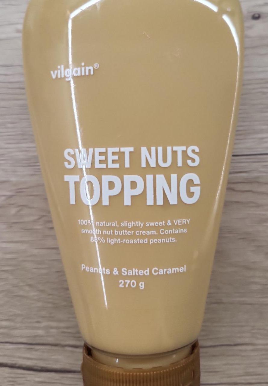 Fotografie - Sweet Nuts Topping Peanuts & Salted Caramel Vilgain