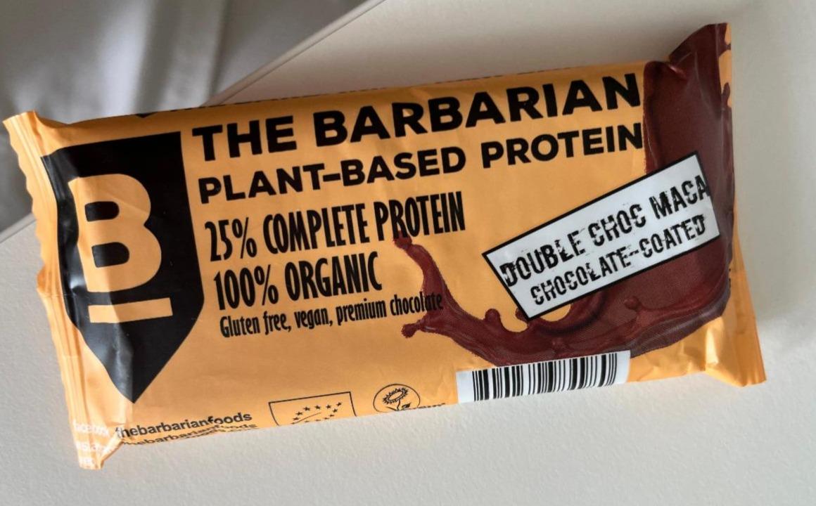 Fotografie - The Barbarian Plant-Based Protein bar Double choc maca