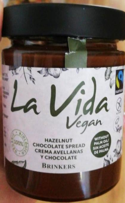 Fotografie - La vida vegan hazelnut chocolate spread Brinkers