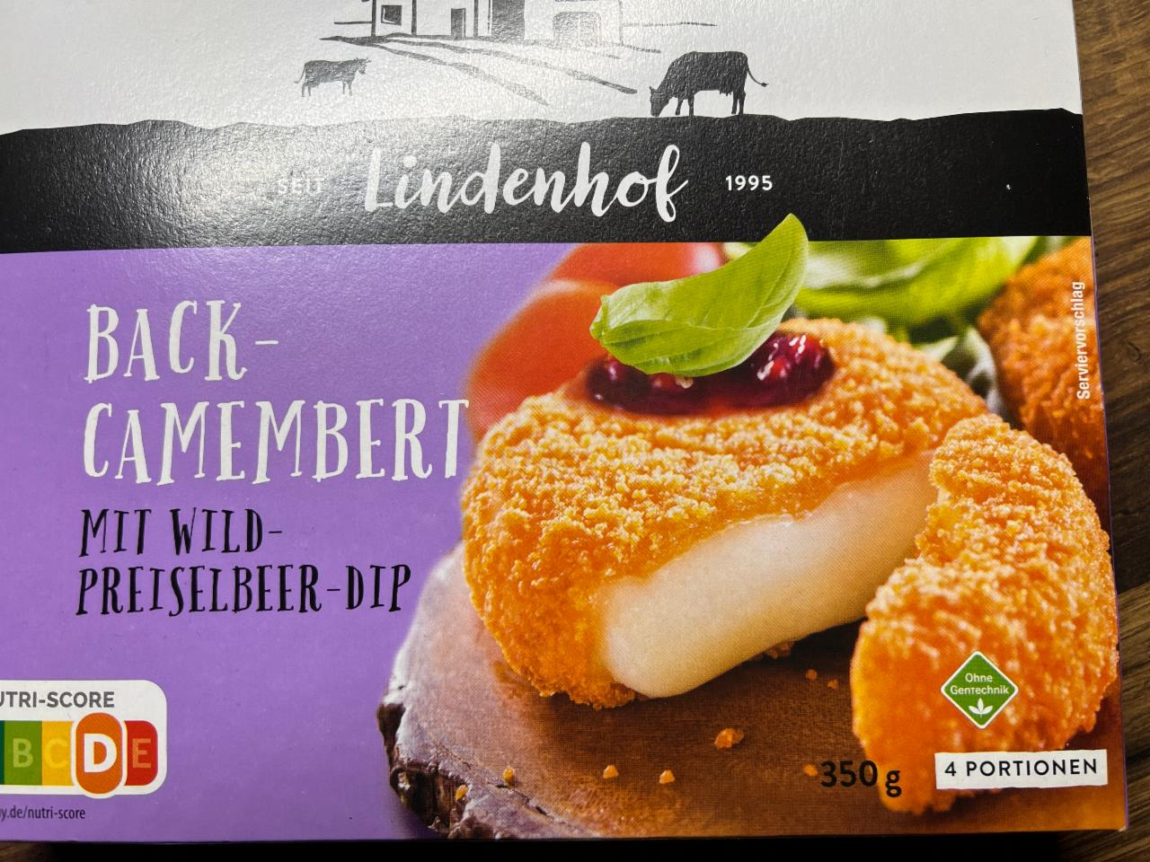Fotografie - Back-camembert mit wild-preiselbeer-dip Lindenhof