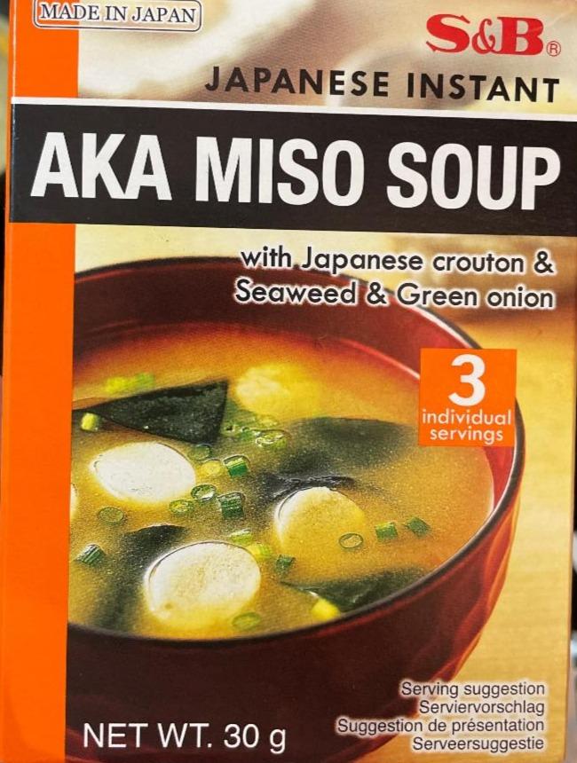 Fotografie - Aka Miso soup S&B