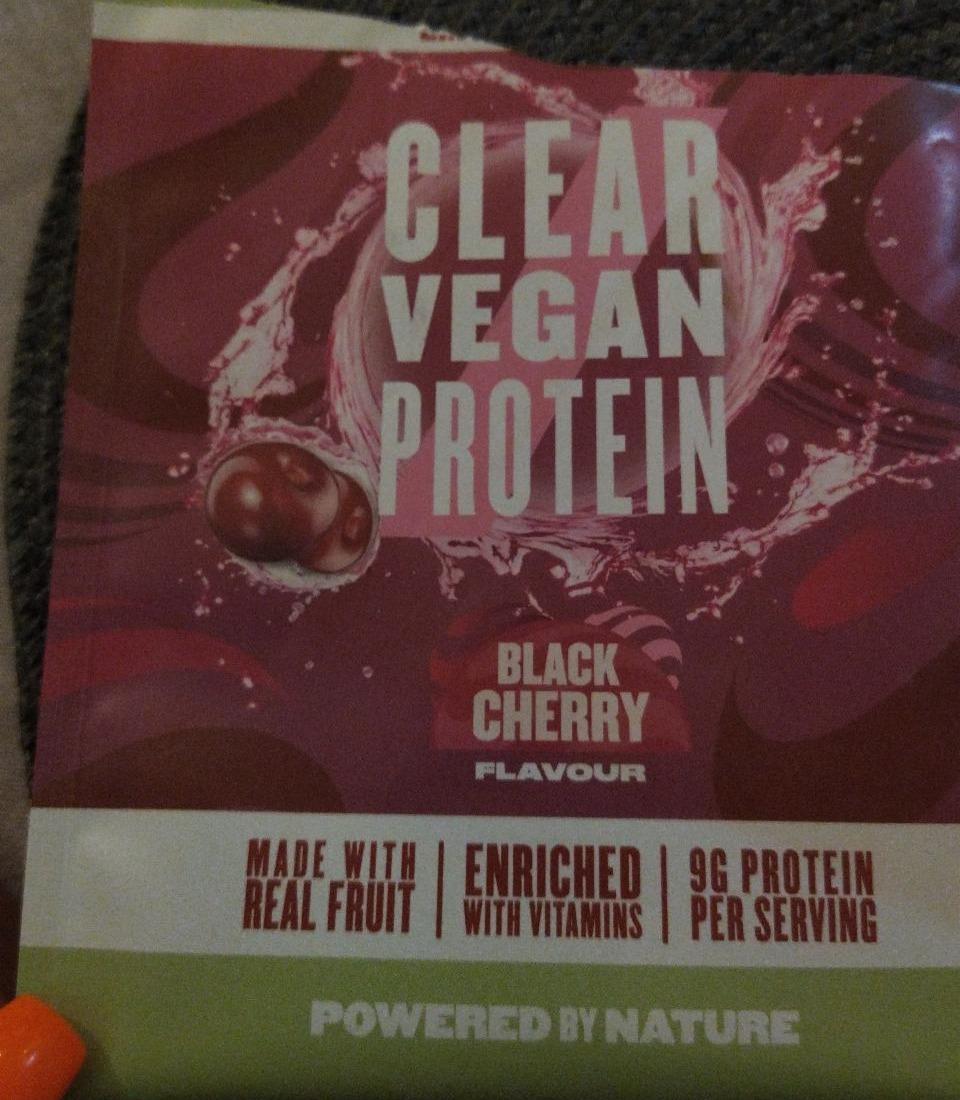 Fotografie - Clear Vegan Protein Black cherry