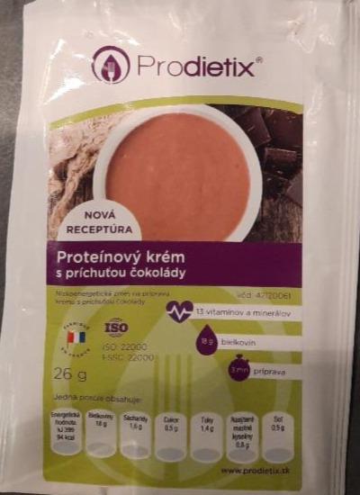 Fotografie - proteinovy krem s príchuťou čokolády prodietix