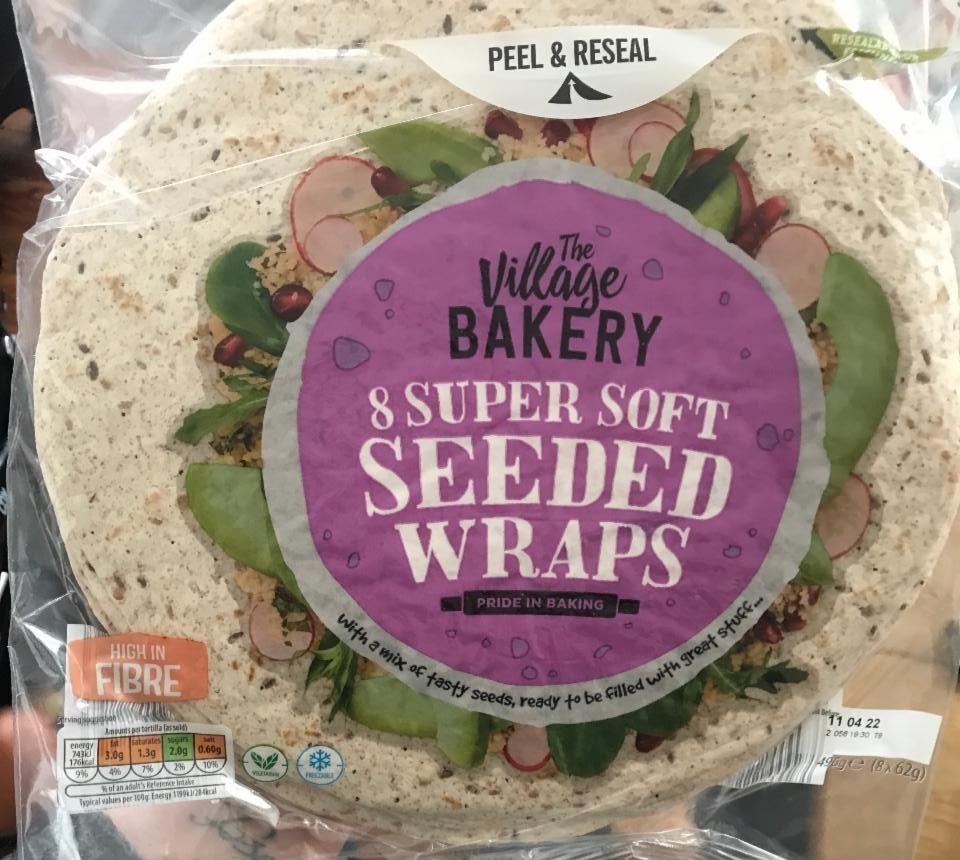 Fotografie - 8 Super Soft Seeded Wraps The Village Bakery