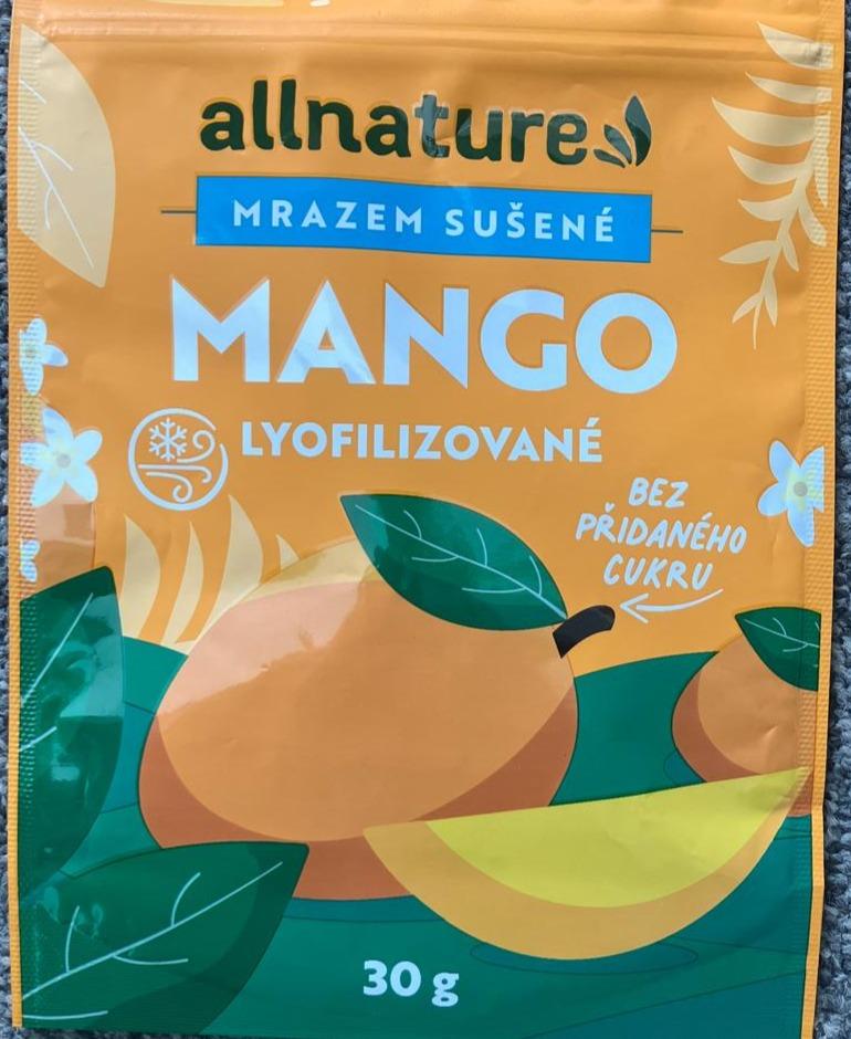 Fotografie - Mrazem sušené mango lyofilizované Allnature