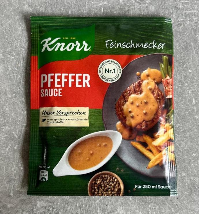 Fotografie - Pfeffer Sauce Knorr
