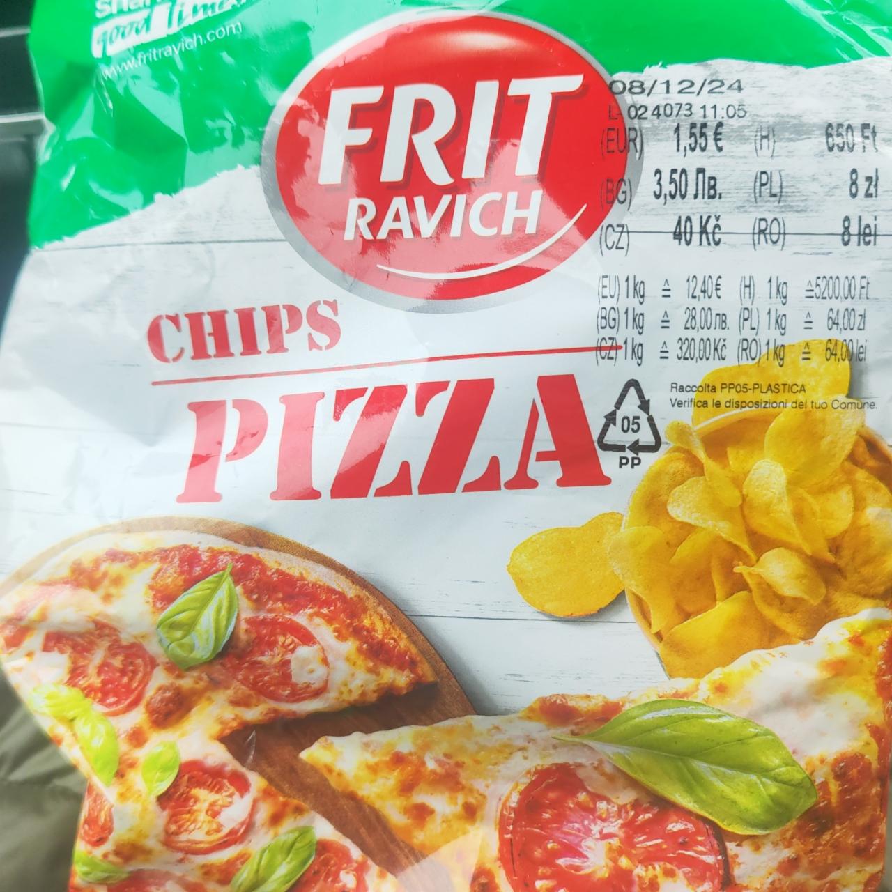 Fotografie - Chips Pizza Frit Ravich