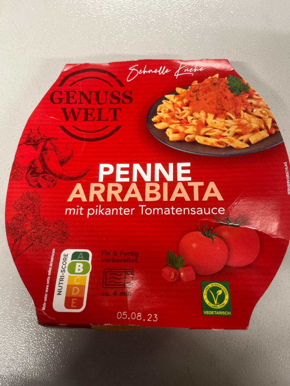 Fotografie - Penne Arrabiata Genuss Welt