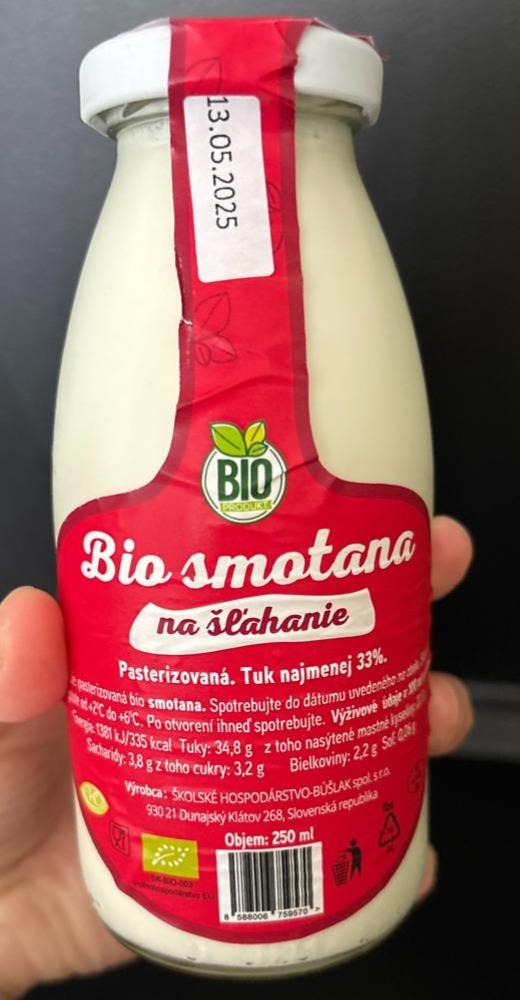 Fotografie - Bio smotana na šľahanie Klátov